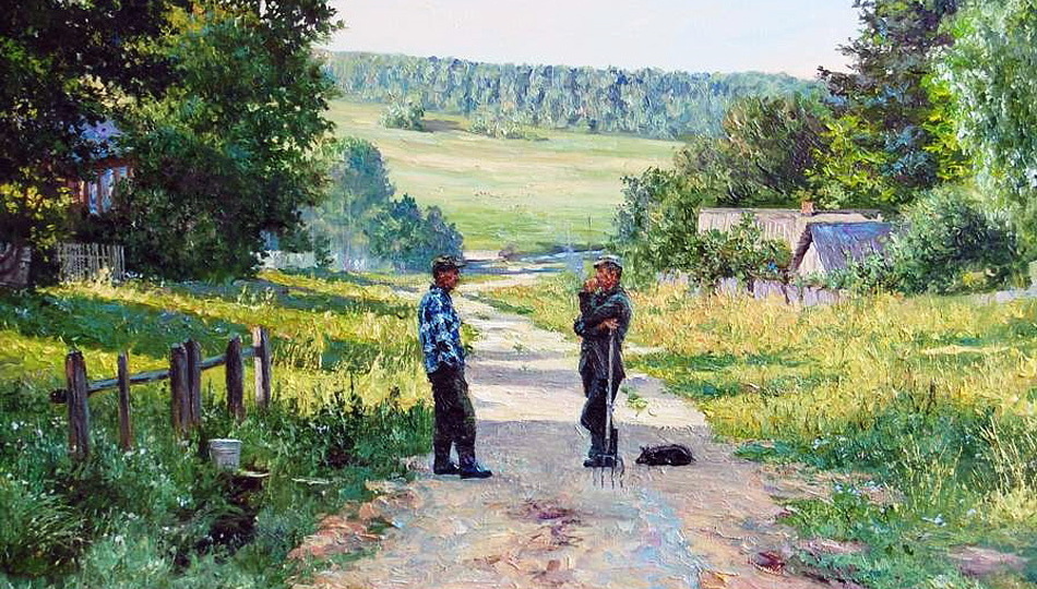 Поссорились два мужика