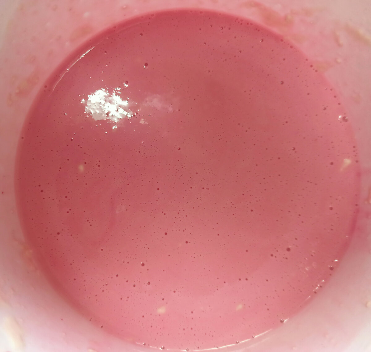 Цвет теста получился изумительный!