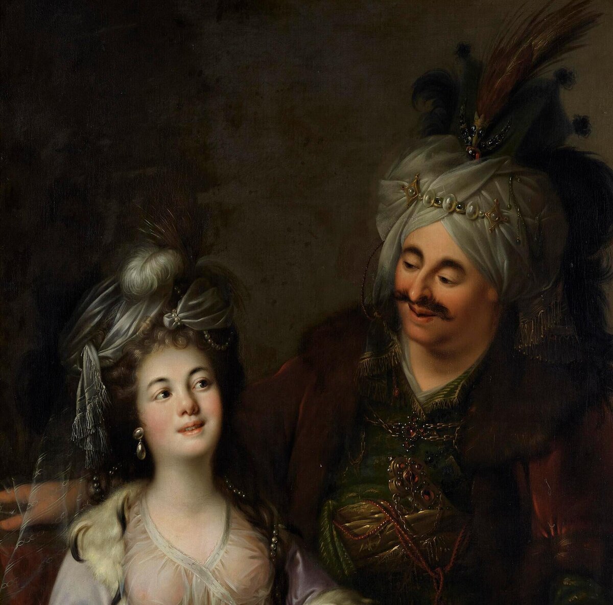 Картина «Роксолана и Сулейман Великолепный», Карл Антон Хикель