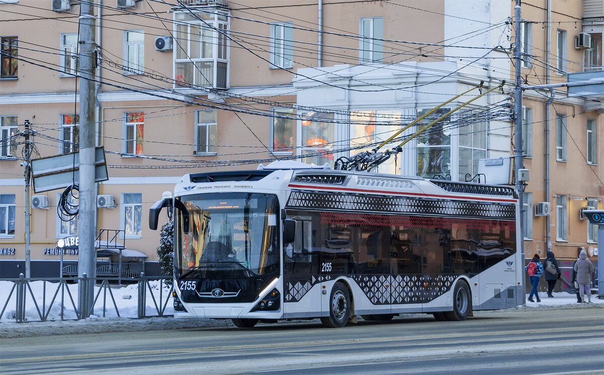 Новый троллейбус ПКТС-6281 "Адмирал" в Рязани. Источник - https://transphoto.org/photo/1894558/