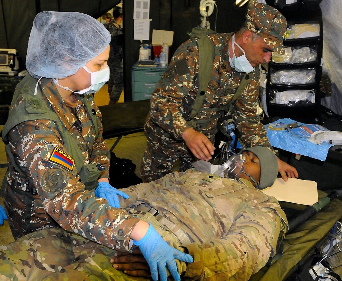  Военнослужащие Армении уже принимали участие в совместных с НАТО, Грузией и Украиной манёврах.© flickr.com/7armyjmtc