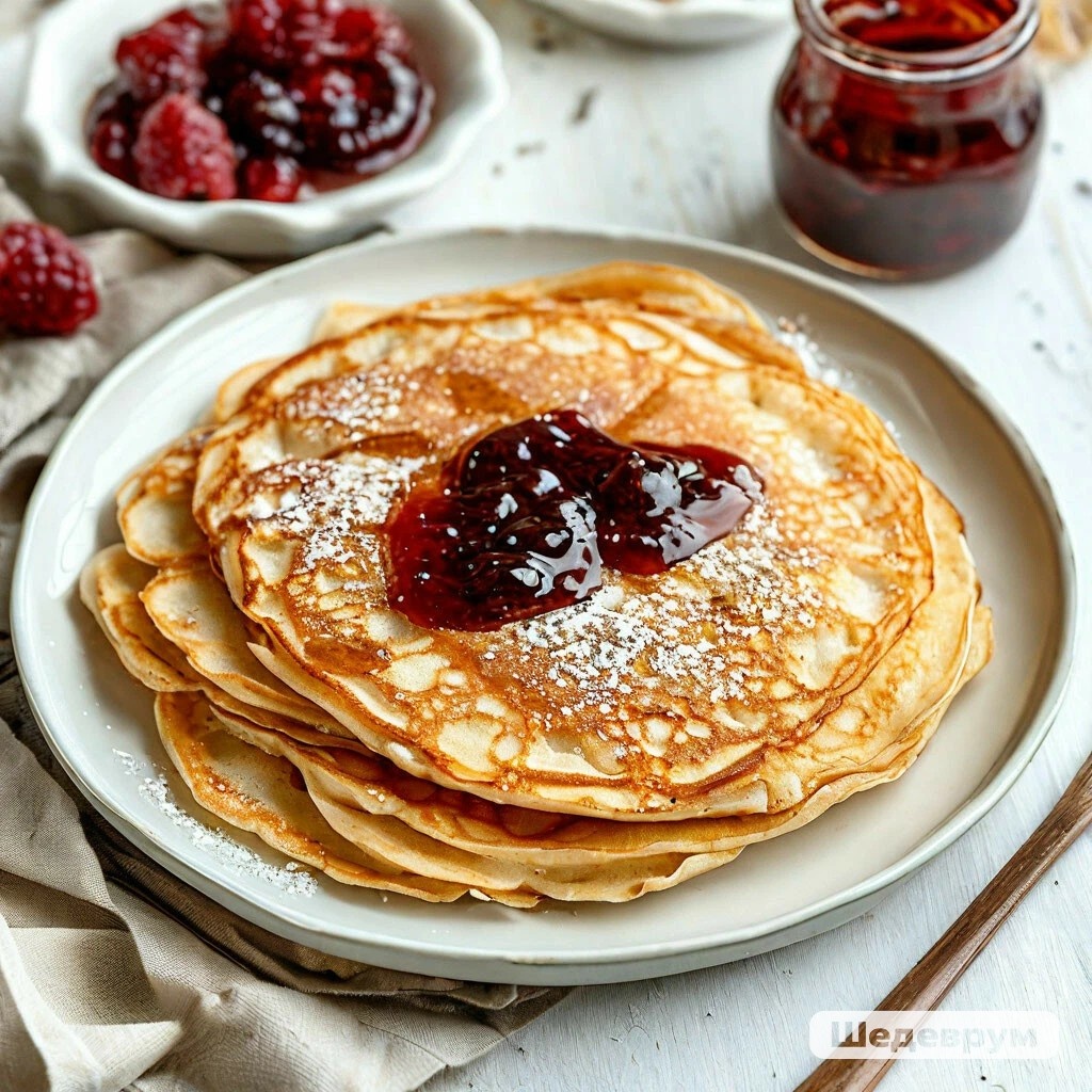 Тонкие блинчики, без кружев. Идеальны для начинок