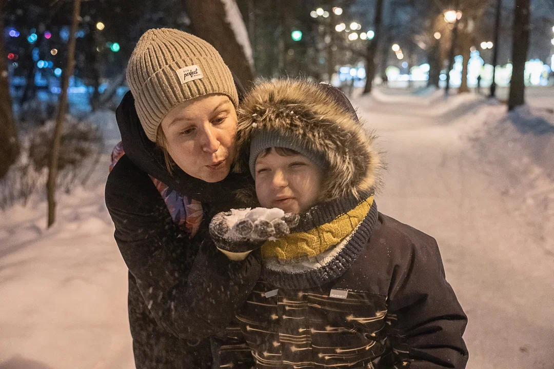 Миша с мамой. Фото: Екатерина Фёдорова