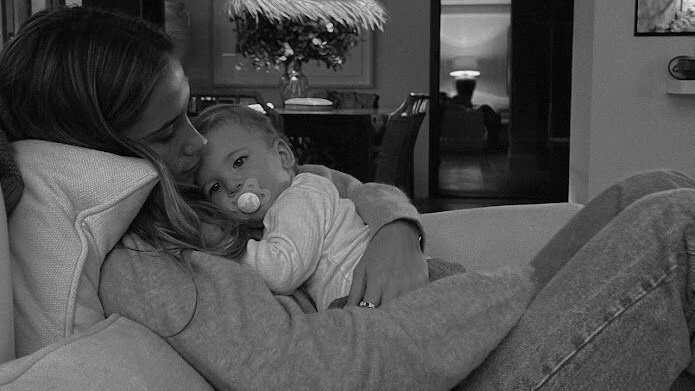 Мама с малышом