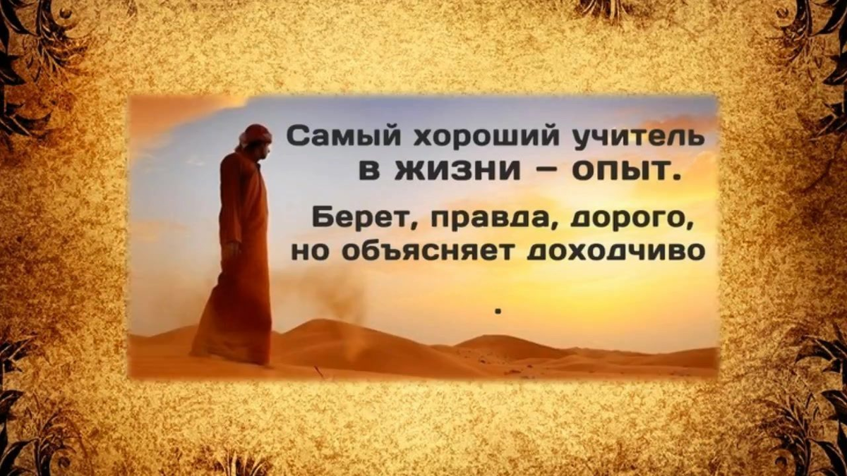 Самый лучший учитель это жизнь