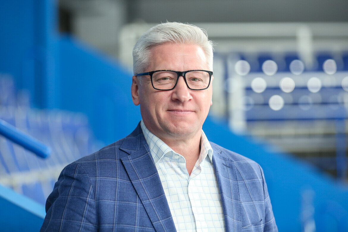 ​Генеральный директор «Нефтехимика» Игорь Ларионов подвел главные итоги сезона. Фото: hcnh.ru