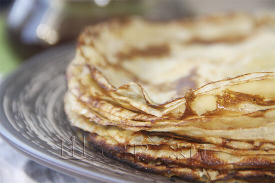 Самые вкусные тонкие блины на молоке.