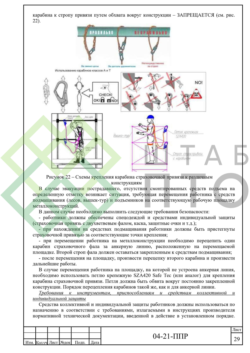 ППРк на монтаж металлоконструкций Памятной стелы и пилонов. Пример ...