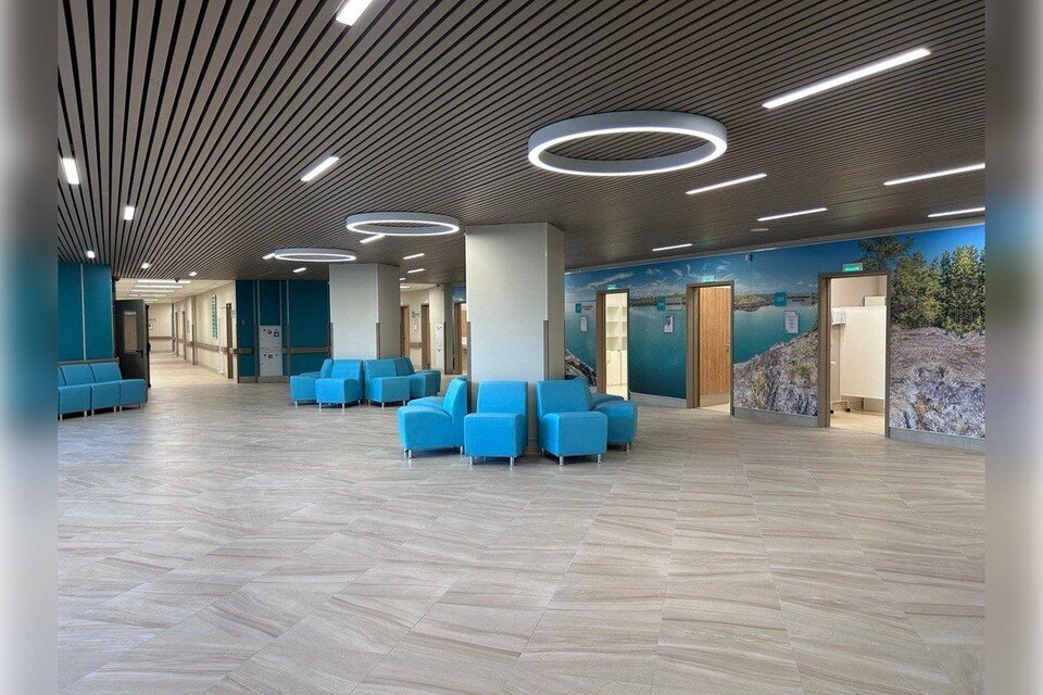    Дневной стационар химиотерапии вмещает 57 коек. Фото: t.me/ryabokon2021