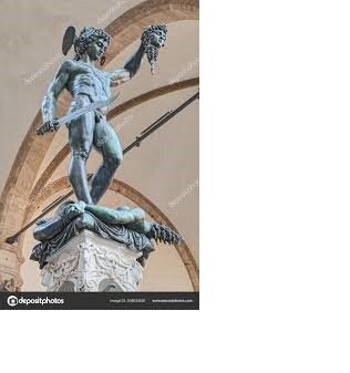 Бенвунуто Челлини. Статуя Персея, держащего голову Медузы.