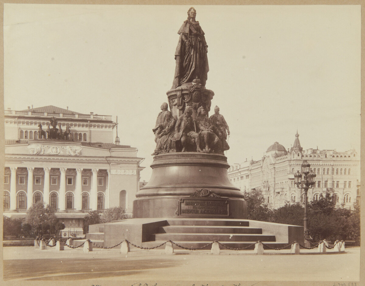 Памятник Екатерине II, 1880-е