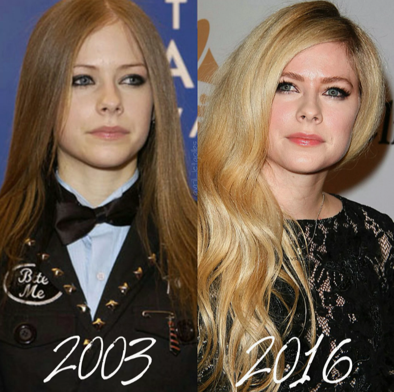 Аврил и её предполагаемый близнец, источник:elika.spb.ru