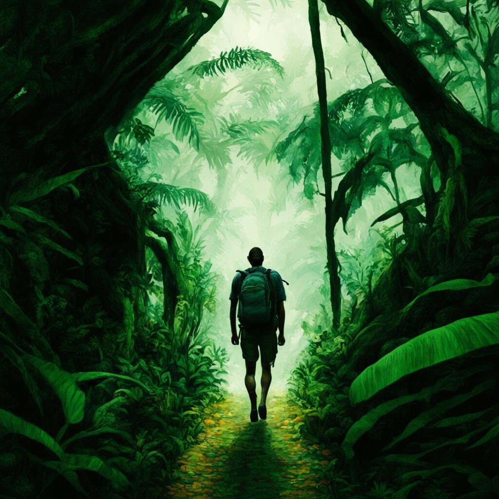 С каждым шагом вглубь леса Дэвид ощущал, что его окружает что-то невидимое, но могущественное.