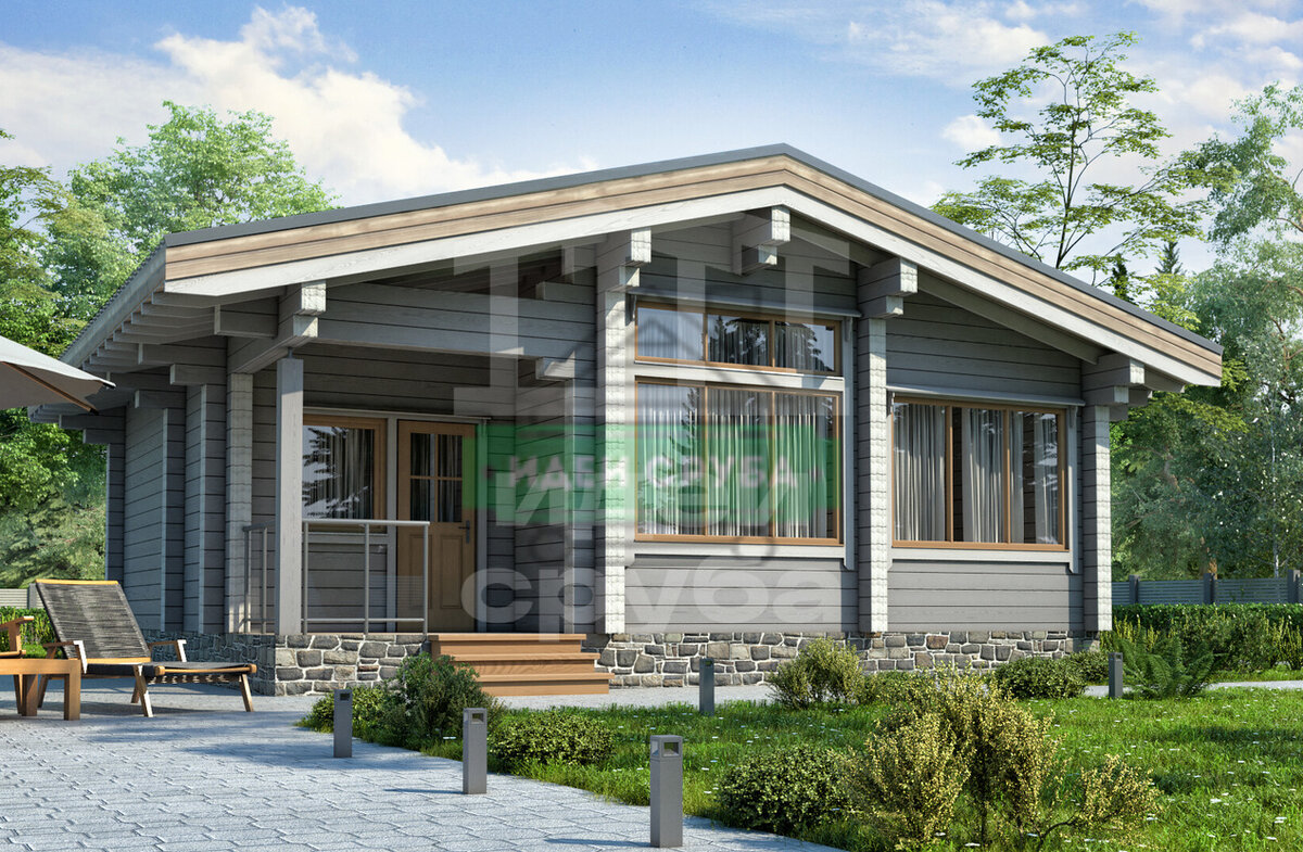 Проект из клеенного бруса компании Идеи Сруба