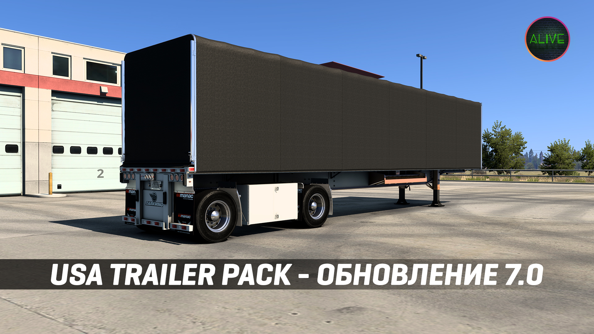 USA TRAILER PACK 7.0 (jon-ruda) - ОБЗОР МОДА #ATS 1.49