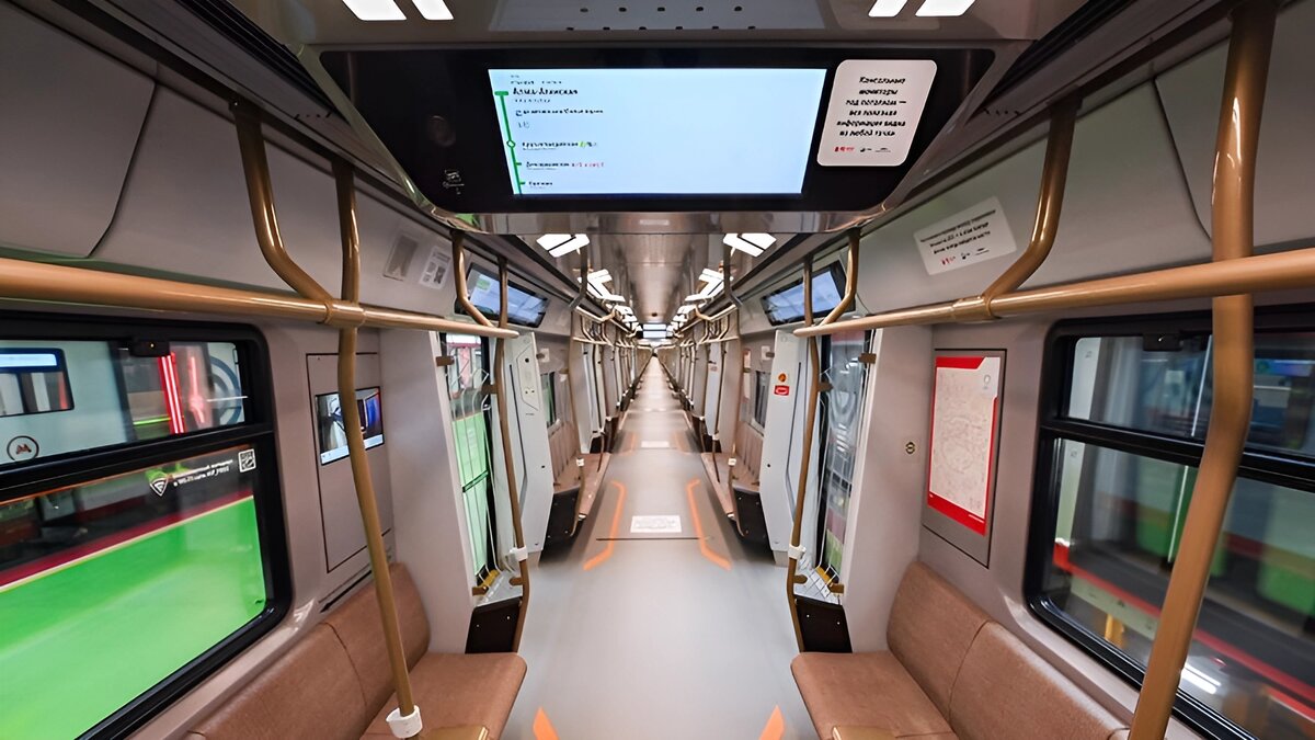 📷 1.1: Интерьер нового состава "Москва-2024" | Агентство городских новостей «Москва»/Максим Мишин