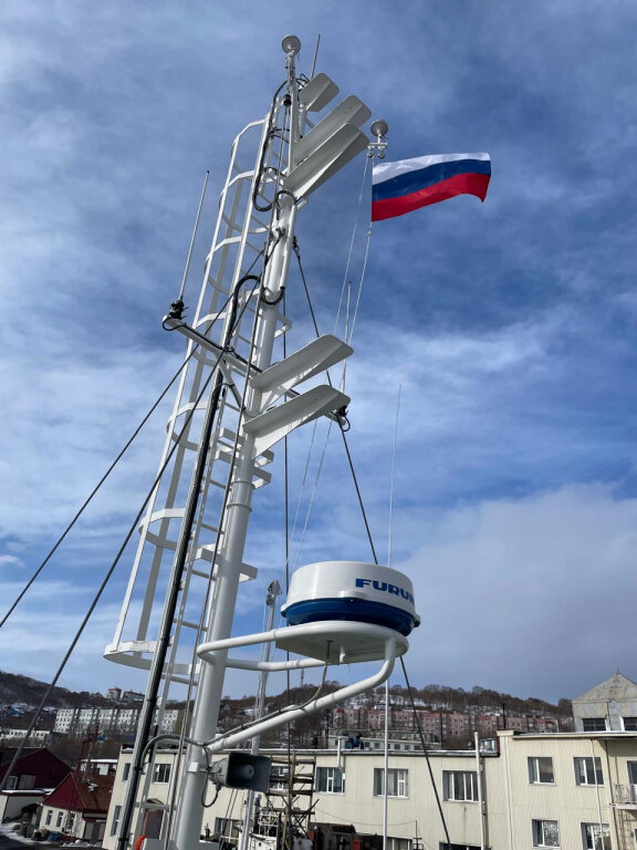 На Камчатке подняли флаг на новом малотоннажном рыболовном сейнере "Апача" / Фото: "Форсс Технологии", ООО  📷
