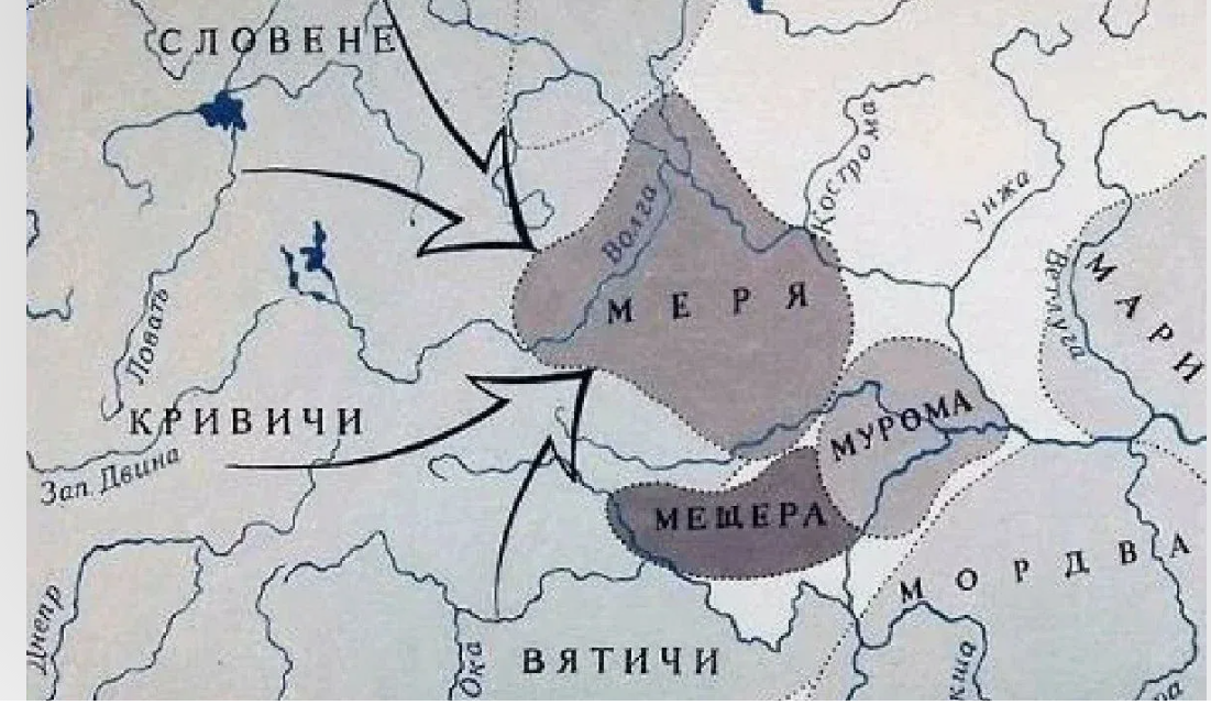 Русичи за многие сотни лет мирно ассимилировали многие другие древние народы бескрайней Восточно-европейские равнины.-5