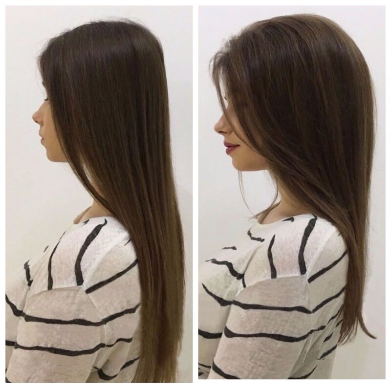 прямые волосы / seminar-beauty.ru