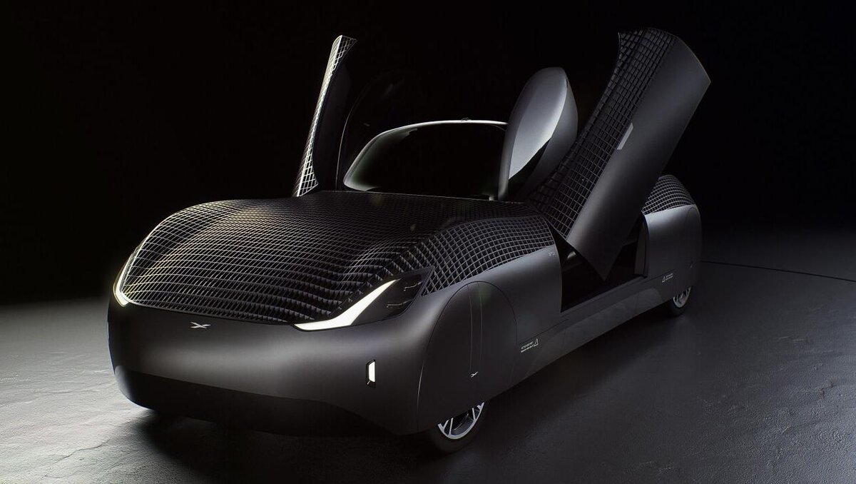 Alef Aeronautics📷Прототип двухместного электромобиля-дрона Alef A, разработка Joby и SK Telecom