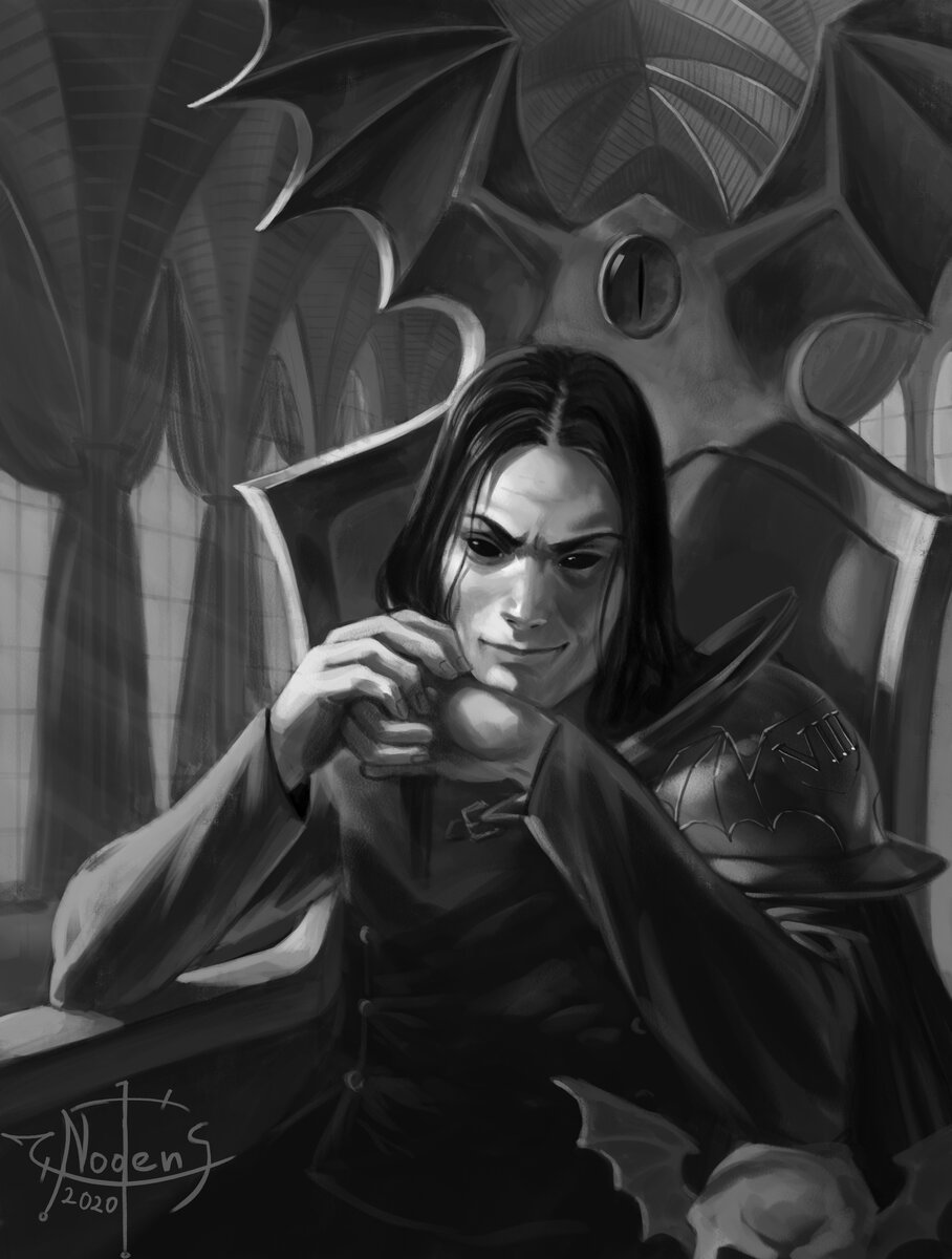 Чем не король? И на троне даже сидит!