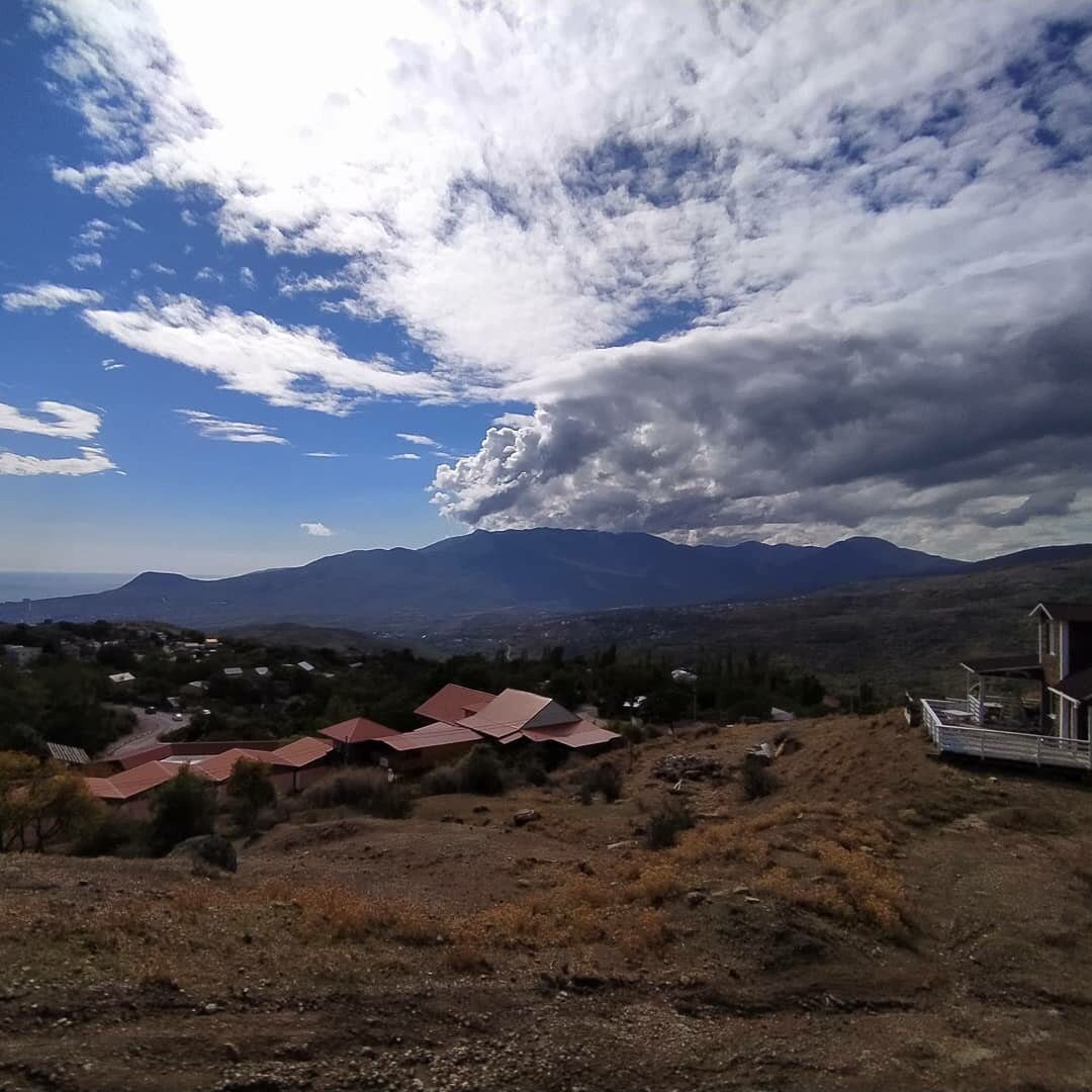 Вид из села Лучистое