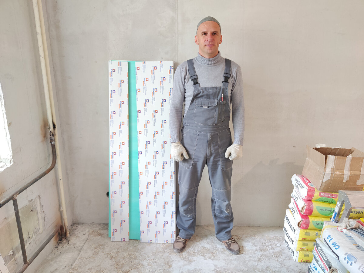 На одном из моих заказов перед установкой окна