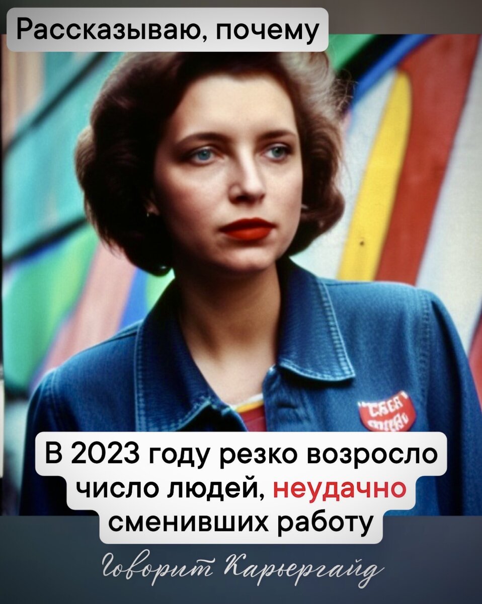 Рассказываю, почему с 2023г резко возросло число людей неудачно сменивших  работу. | Говорит Карьергайд 💼 Карьера | Резюме | Собеседование |  Личностный рост | Дзен