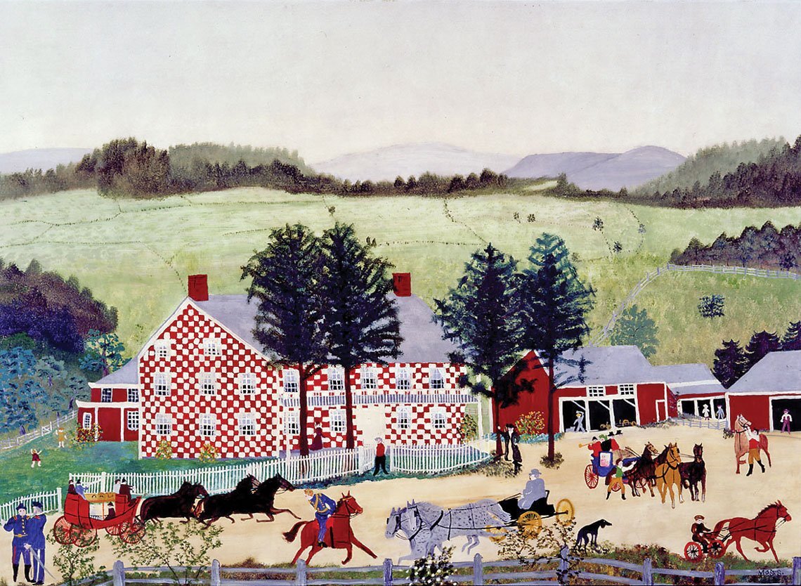 Бабушка Мозес: Клетчатый дом, 1853 год