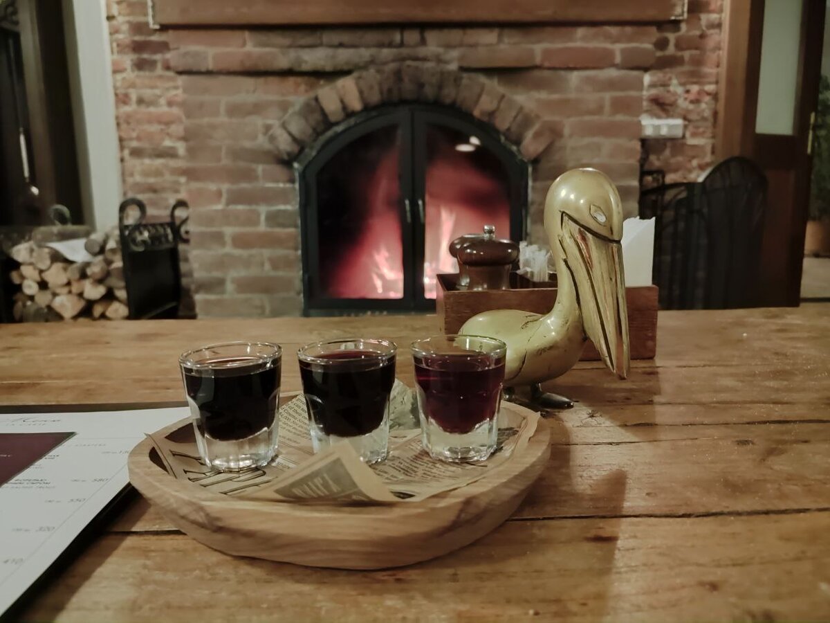 Комната отдыха с камином 