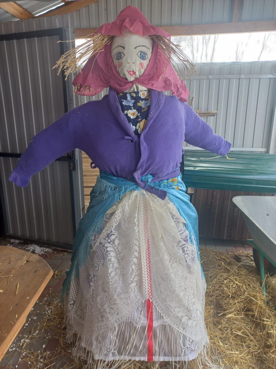 Вот такую Масленицу скоро будем жечь в музее, где я работаю