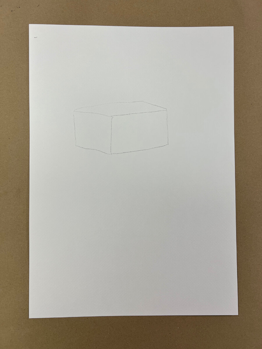 Первый этап наброска