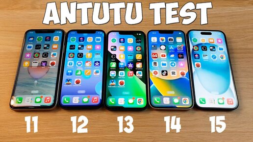 IPHONE 11, 12, 13, 14, 15 - ANTUTU TEST