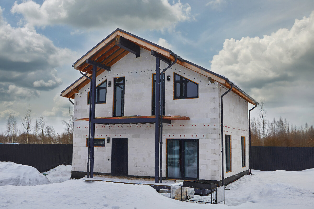 Дом, построенный компанией ABRIS.