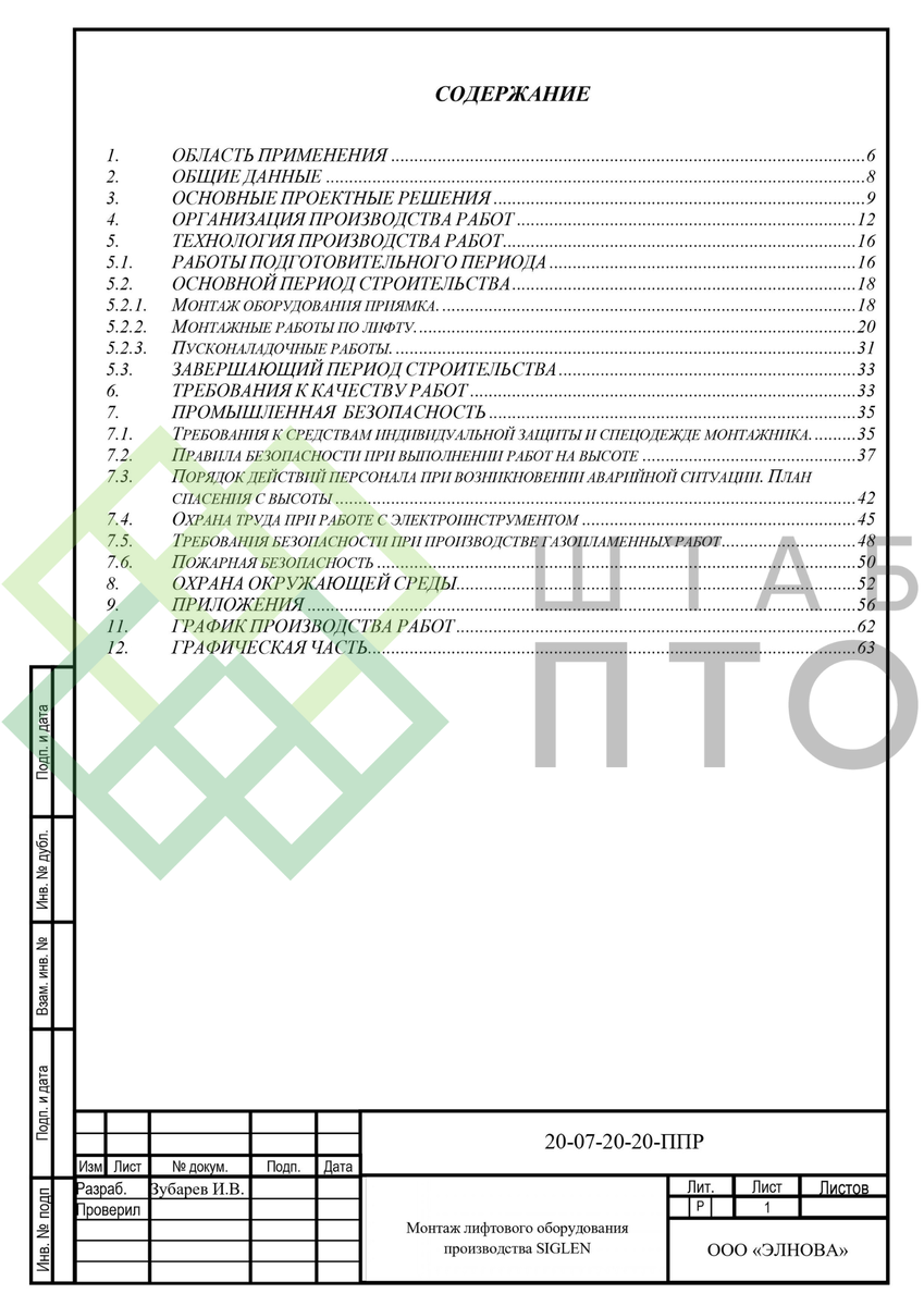 Титул, содержание (листай карусель)