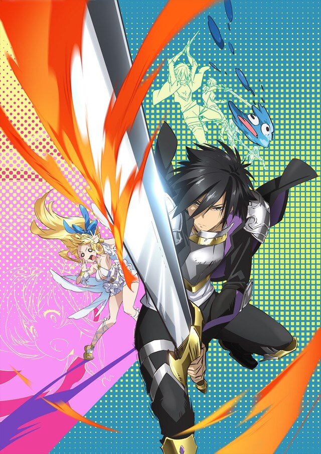 Один из постеров к аниме-сериалу "Этот герой неуязвим, но очень осторожен". Этакая пародия на сверхсильных попаданцев в альтернативном мире; да-да, даже самим японцам приелись подобные герои, из-за чего их (героев) стали высмеивать.