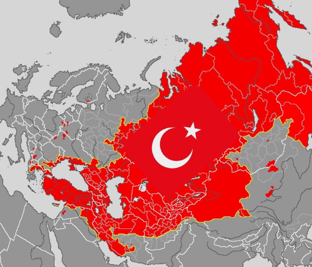 Тюрки - это народы, говорящие на тюркских языках. Обратите внимание, речь не о конкретной национальности. Среди тюрков встречаются даже разные расы.