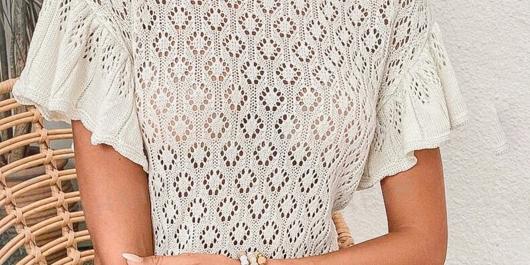 Готовимся к тёплому сезону! Ажурные и яркие вязаные новинки Shein — топы, джемперы и кардиганы +схемы вязания