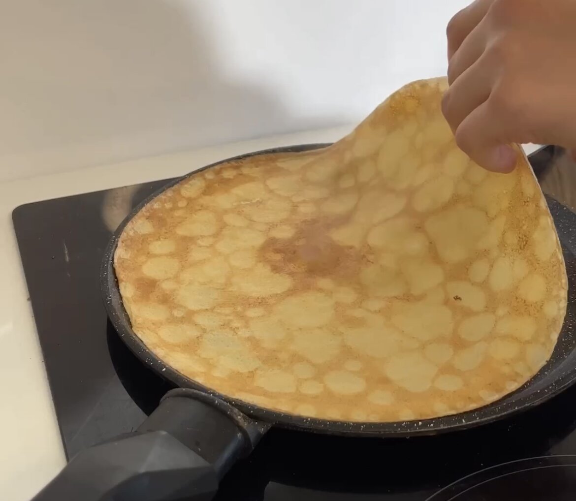 Идеальные блинчики с начинкой Цезарь на Масленицу🥞 Это очень вкусно и  сытно | РЕЦЕПТЫ с любовью | Дзен