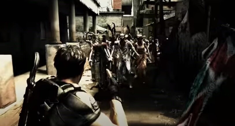 Скриншот из трейлера Residentt Evil 5 (CAPCOM)
