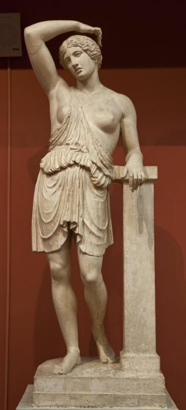 Поликлет. Раненая амазонка. Римская копия греческого бронзового оригинала около 430 года до н.э. Музей изобразительных искусств им. А.С. Пушкина, Москва