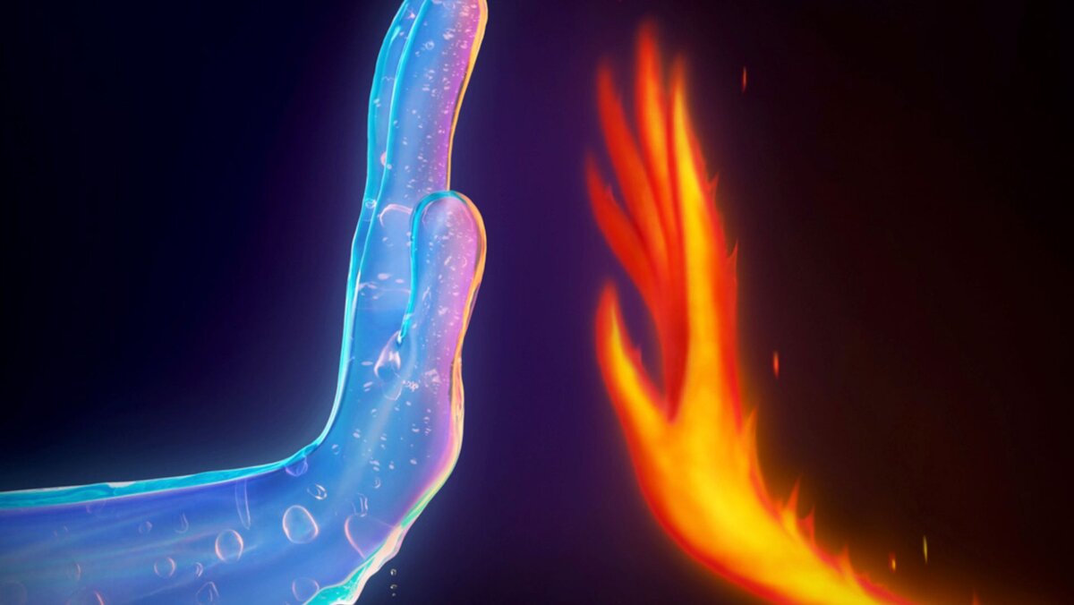 Кадр из мультфильма "Стихийно"