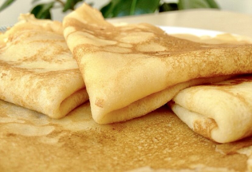 Вкусные блинчики. 