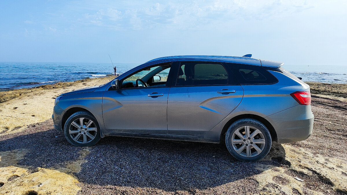 На берегу Каспия