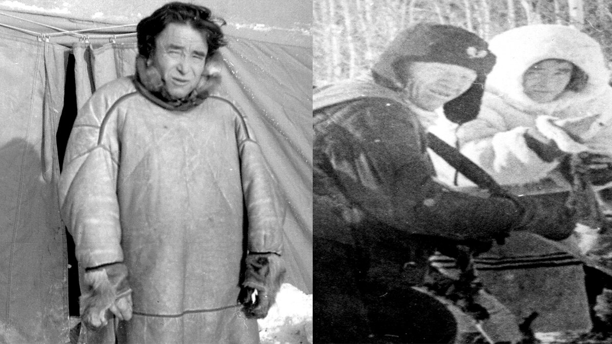 Манси в районе поисковых работ.