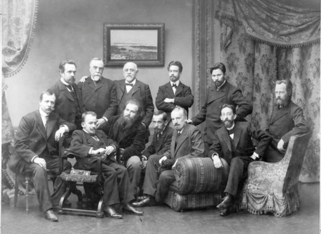 Семья Мамонтовых и художник Врубель, из интернета.