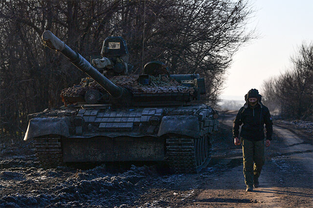    Танк Т-80, на котором воюет наш герой Николай Матреницкий, отлично сжигает в бою иностранную бронетехнику. Фото:  РИА Новости/ Александр Гальперин