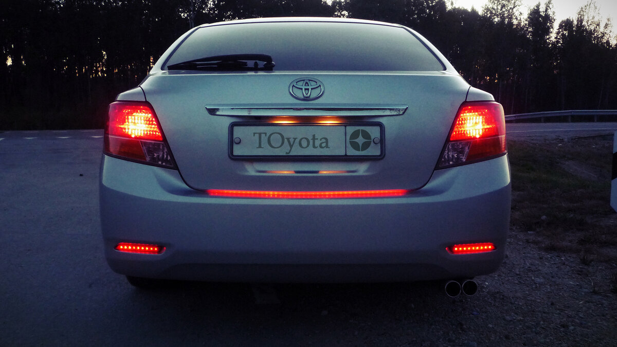 Финальный результат со светодиодами в катафотах