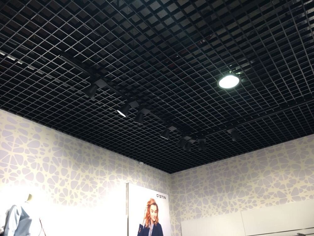 Грильято белый 75х75, Грильято черный 100х100