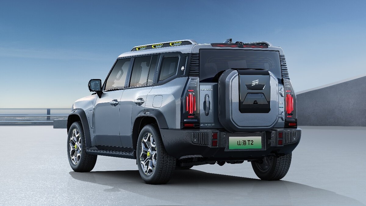 На фото: Гибридный кроссовер Jetour Shanhai T2